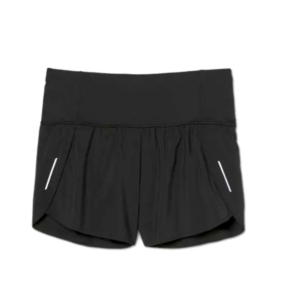 New All in Motion Black High-Rise Run Shorts - Picture 1 of 4